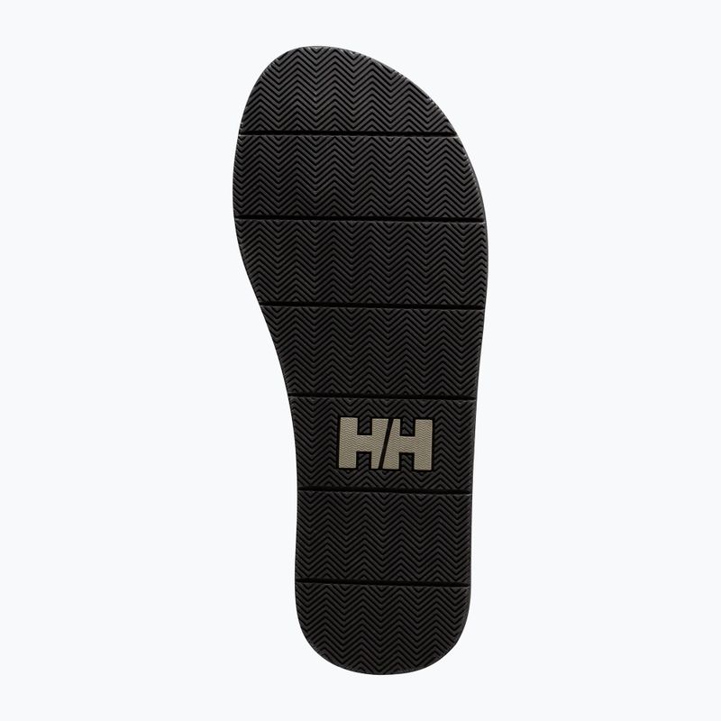 Men's Helly Hansen Seasand 2 Leather Sandals black / fallen rock flip flops 4