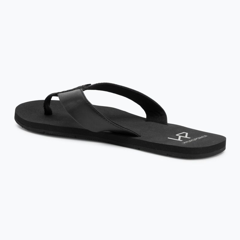 Men's Helly Hansen Seasand 2 Leather Sandals black / fallen rock flip flops 3