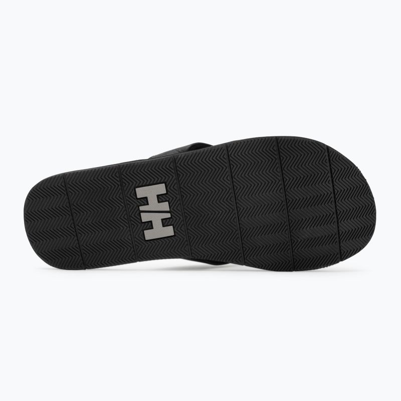 Men's Helly Hansen Seasand 2 Leather Sandals black / fallen rock flip flops 4