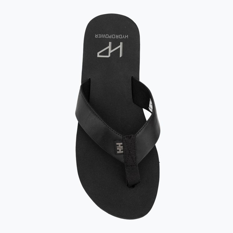 Men's Helly Hansen Seasand 2 Leather Sandals black / fallen rock flip flops 5