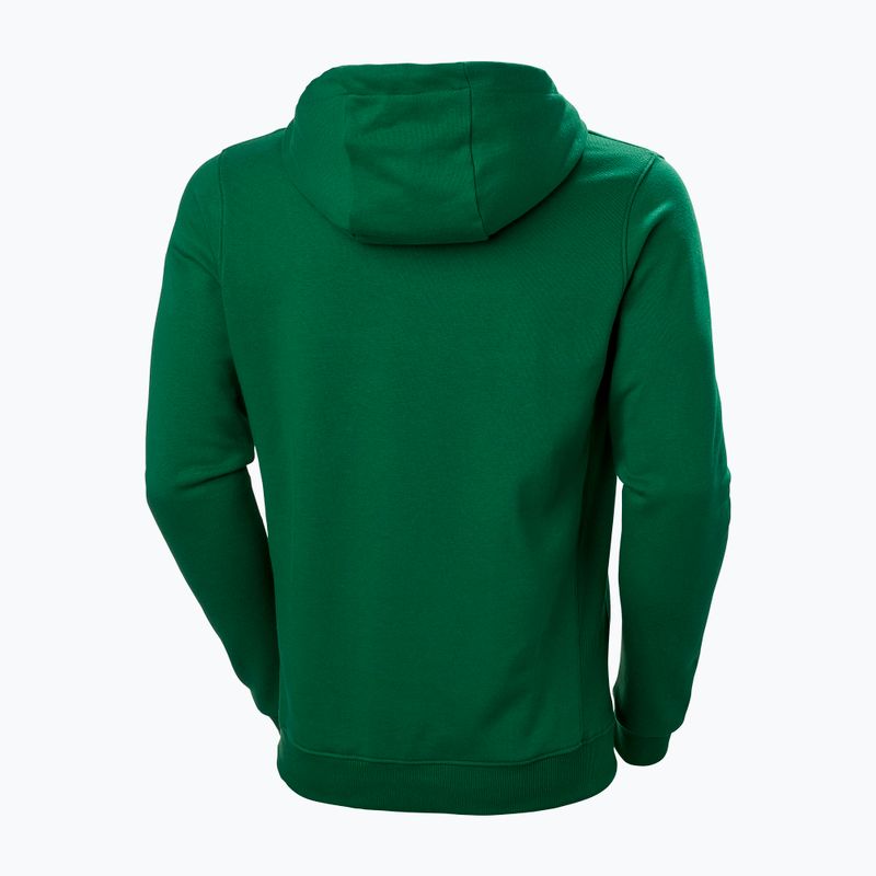 Men's trekking sweatshirt Helly Hansen F2F Organic Cotton Hoodie malachite 5
