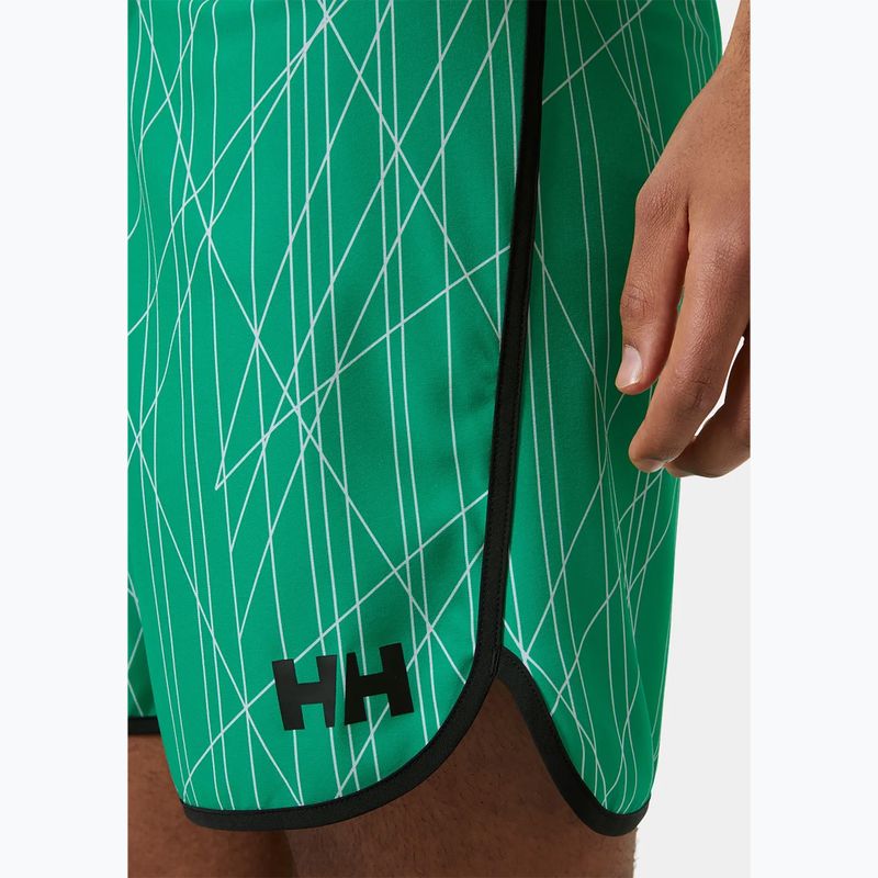 Men's Helly Hansen HP Curve Board 7" swim shorts bright green 3