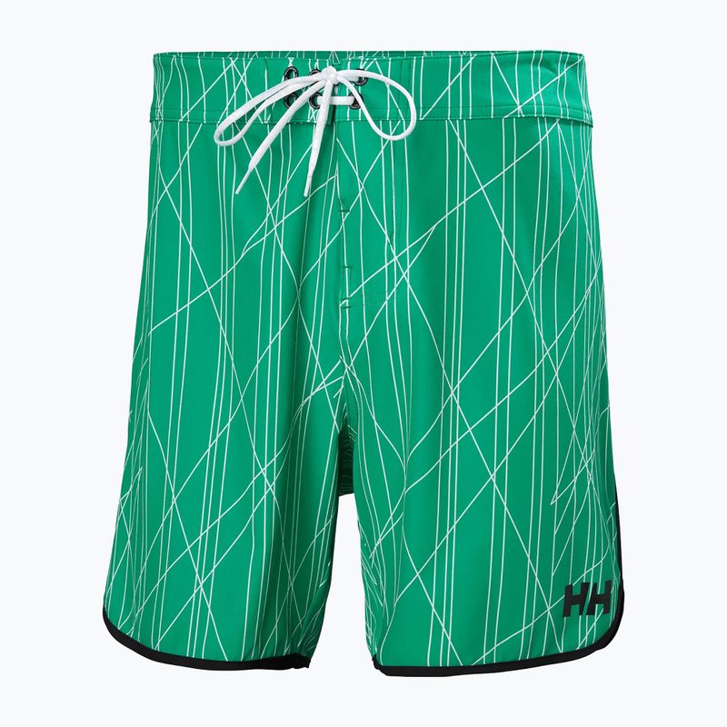Men's Helly Hansen HP Curve Board 7" swim shorts bright green 5