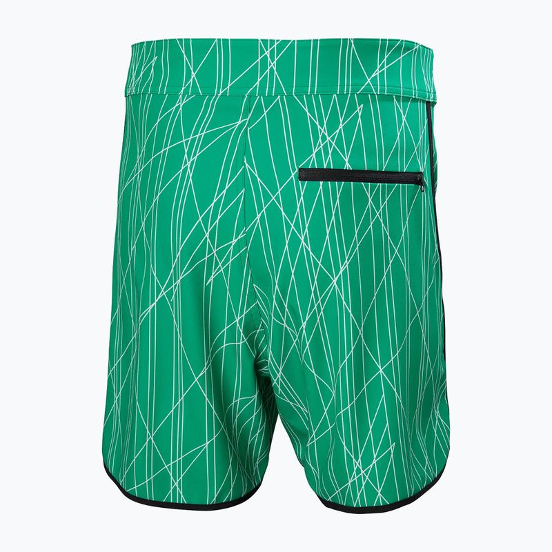 Men's Helly Hansen HP Curve Board 7" swim shorts bright green 6