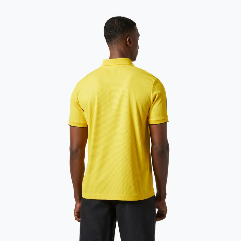 Men's Helly Hansen Ocean Polo shirt gold rush 2