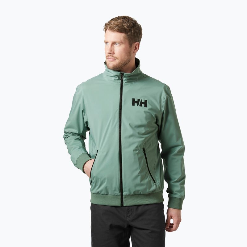 Helly Hansen men's HP Racing Bomber 2.0 cactus sailing jacket