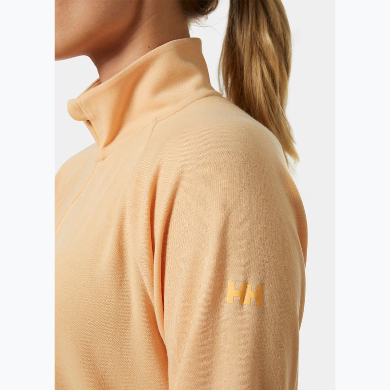 Helly Hansen women's sailing sweatshirt Inshore 1/2 Zip miami peach 4