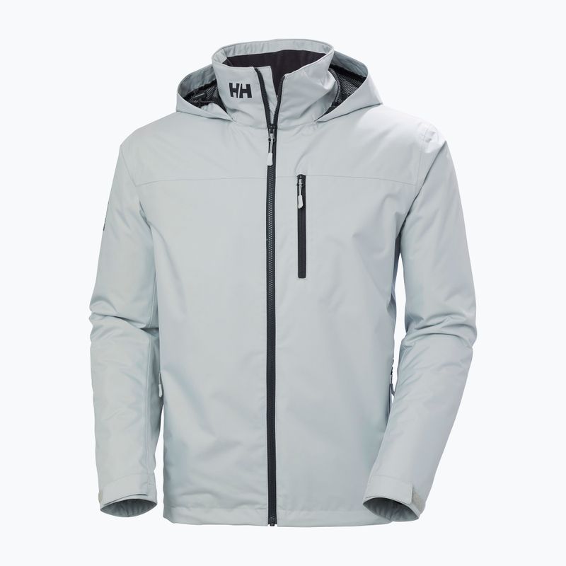 Men's sailing jacket Helly Hansen Crew Hooded Midlayer 2 grey fog