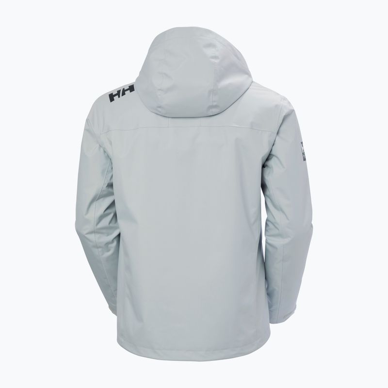 Men's sailing jacket Helly Hansen Crew Hooded Midlayer 2 grey fog 2