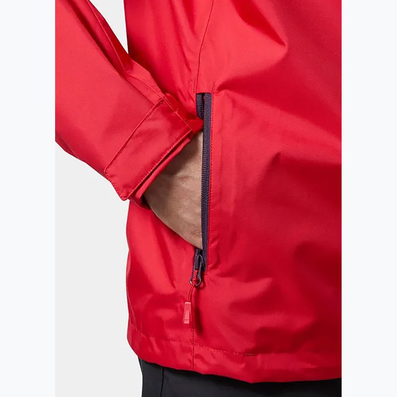 Men's sailing jacket Helly Hansen Crew Hooded 2.0 red 4