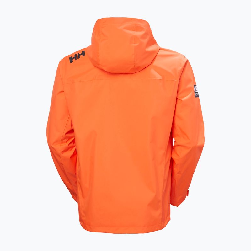 Men's sailing jacket Helly Hansen Crew Hooded 2.0 flame 8