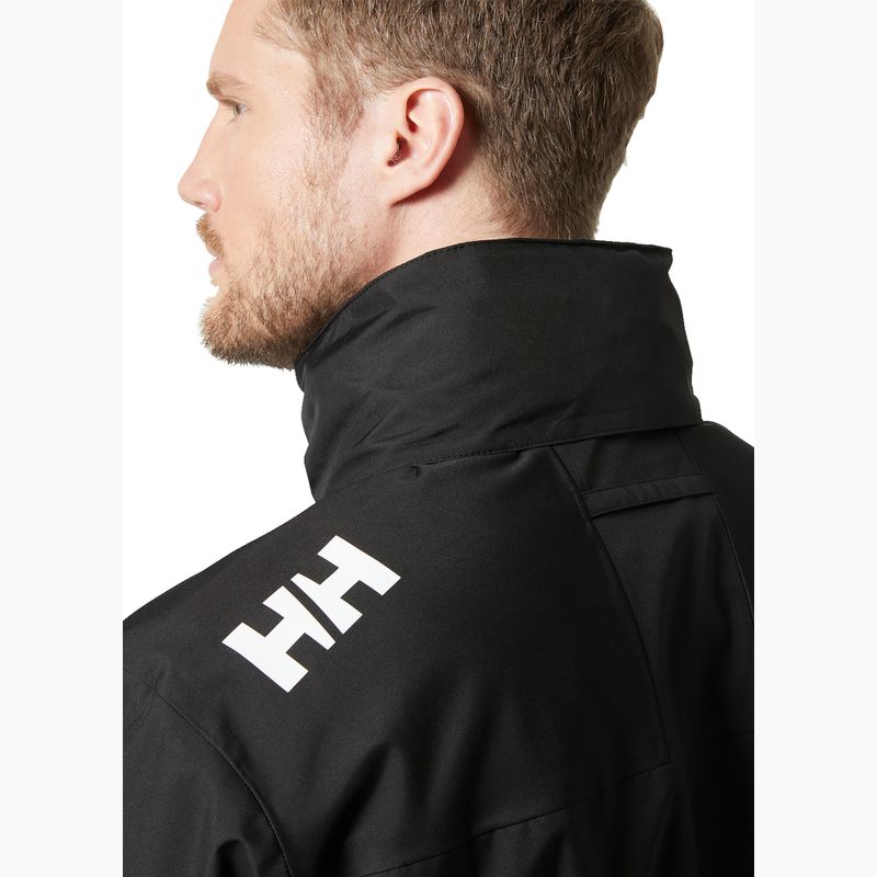 Men's sailing jacket Helly Hansen Crew Hooded 2.0 black 4