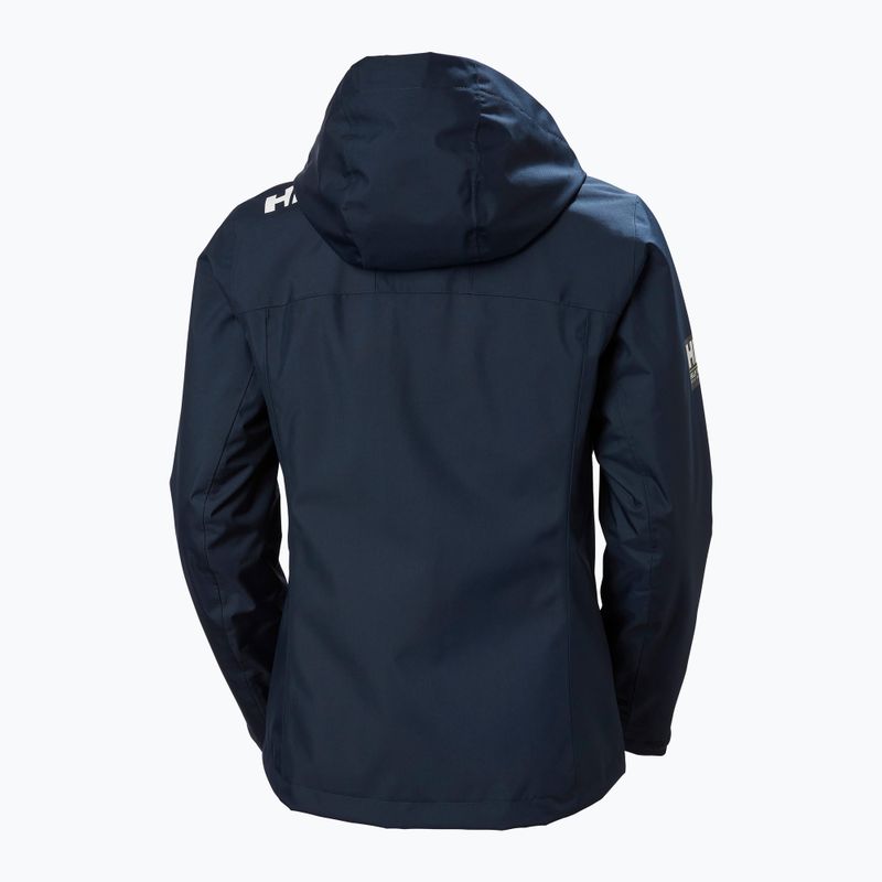 Women's sailing jacket Helly Hansen Crew Hooded Midlayer 2.0 navy 7