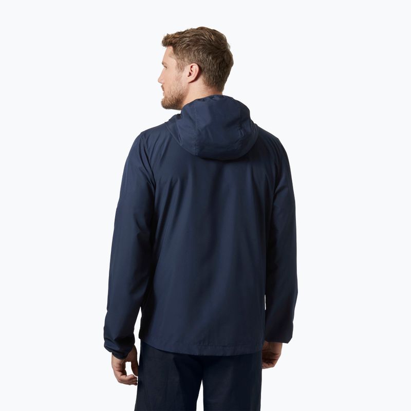 Men's sailing jacket Helly Hansen Salt Striped Windbreaker navy 2