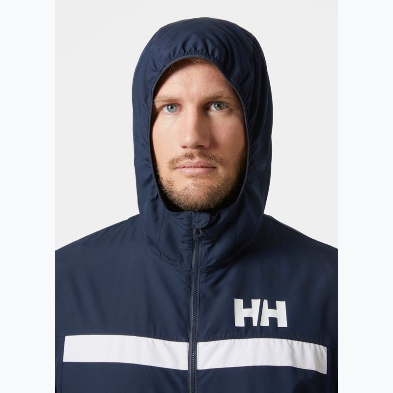 Men's sailing jacket Helly Hansen Salt Striped Windbreaker navy 3