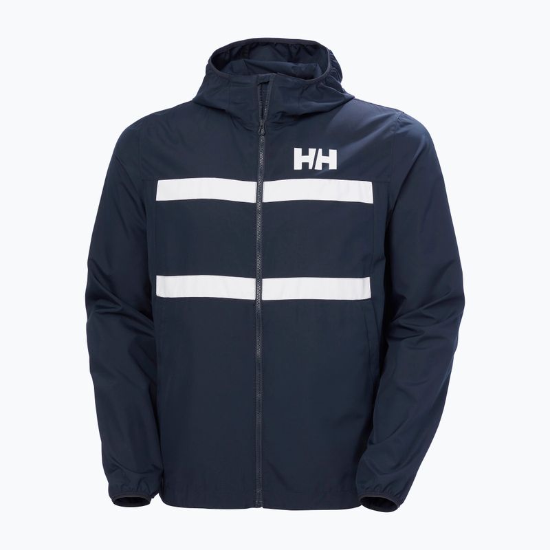 Men's sailing jacket Helly Hansen Salt Striped Windbreaker navy 5