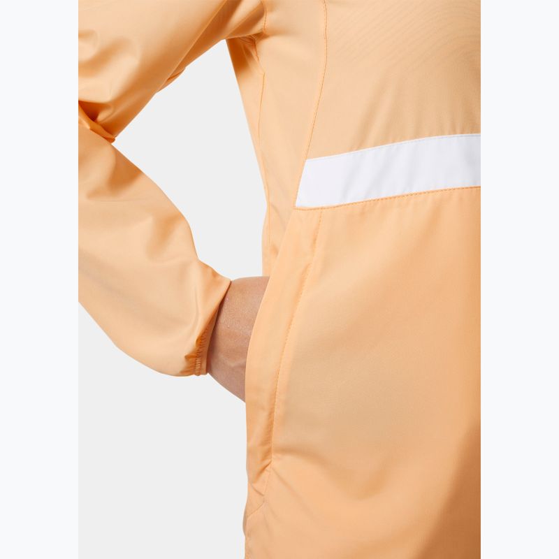 Helly Hansen women's sailing jacket Salt Stripe Windbreaker miami peach 4