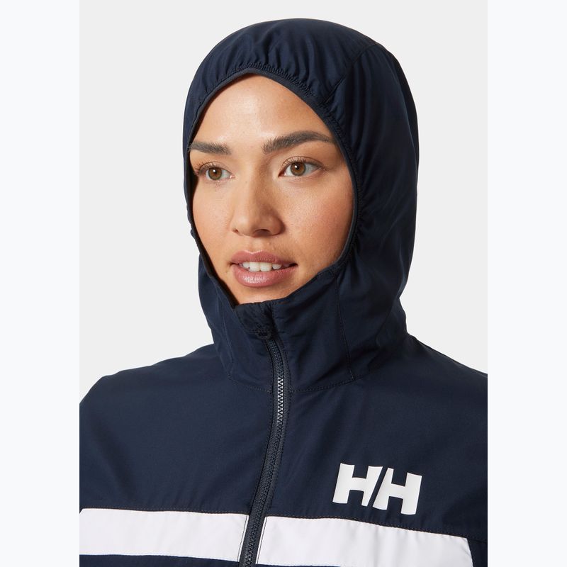 Women's sailing jacket Helly Hansen Salt Stripe Windbreaker navy 3