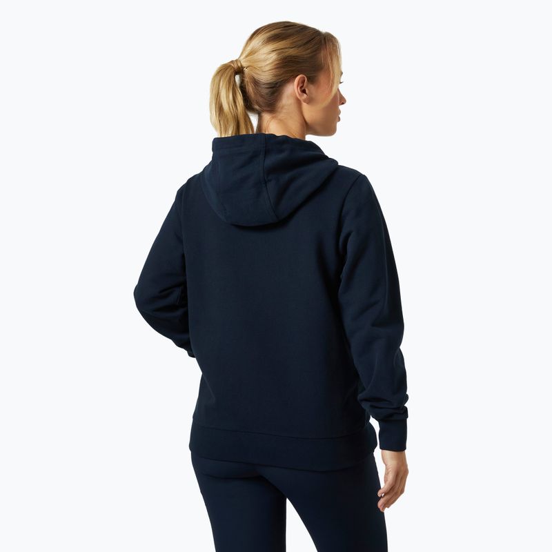 Women's Helly Hansen HH Logo Full Zip Hoodie 2.0 navy 2