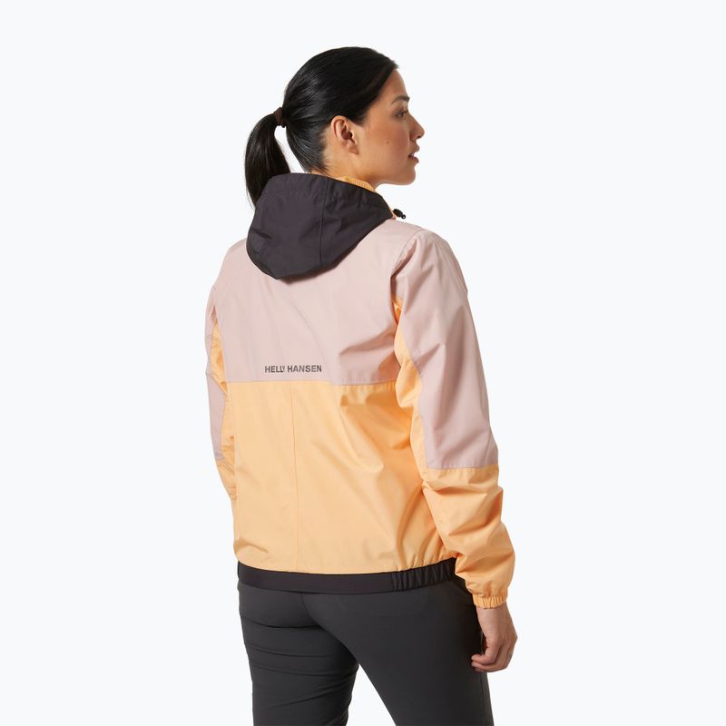 Helly Hansen Rig Rain women's sailing jacket miami peach 2