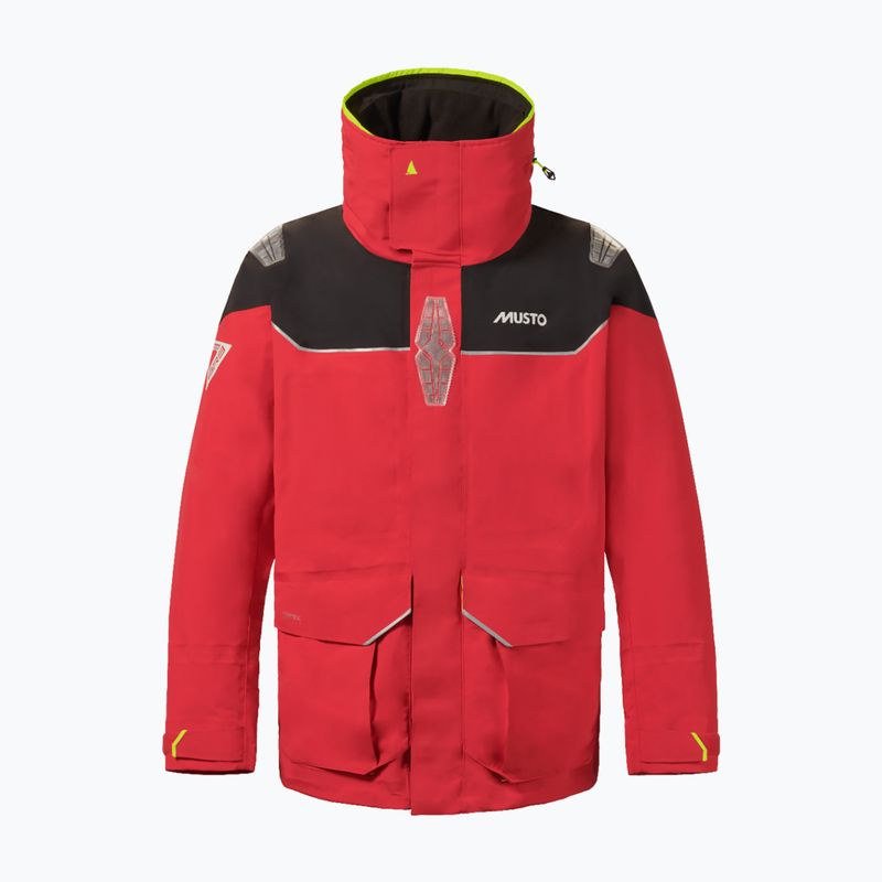 Men's Musto BR3 Pertex Offshore true red sailing jacket 9