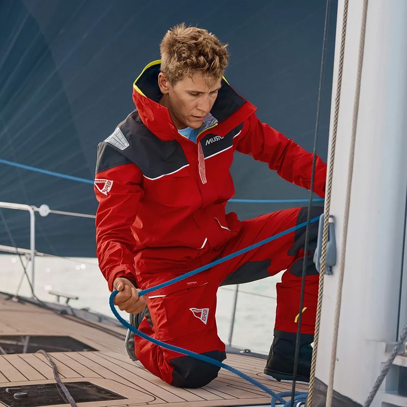Men's Musto BR3 Pertex Offshore true red sailing jacket 12