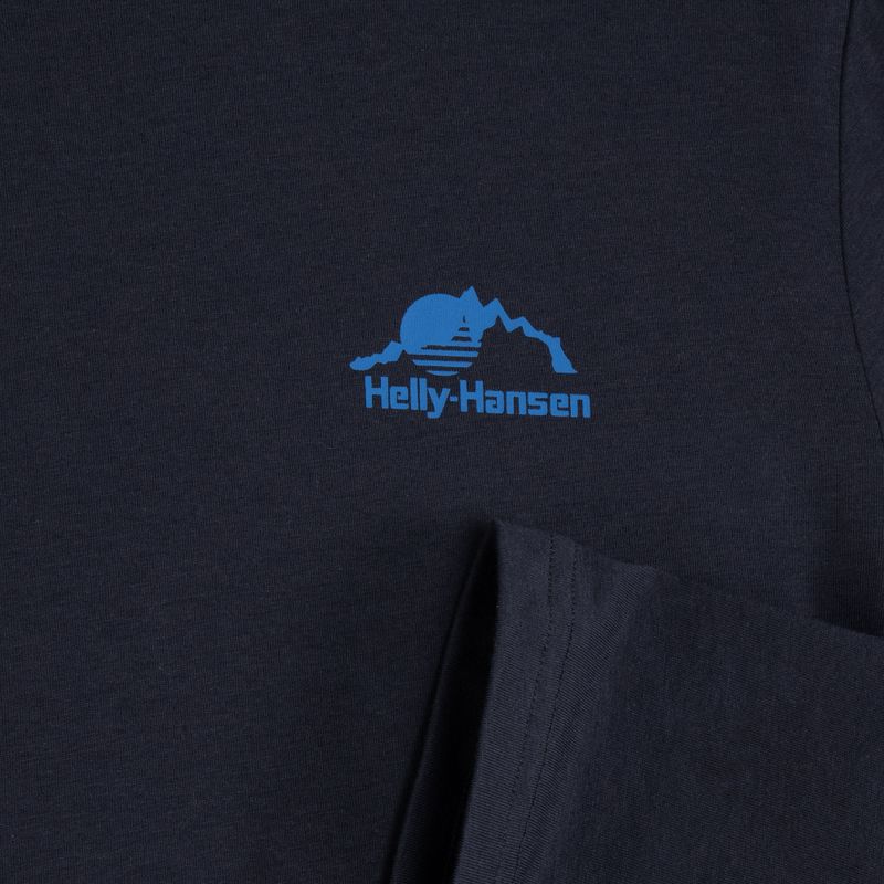 Men's trekking longsleeve Helly Hansen Nord Graphic navy 4