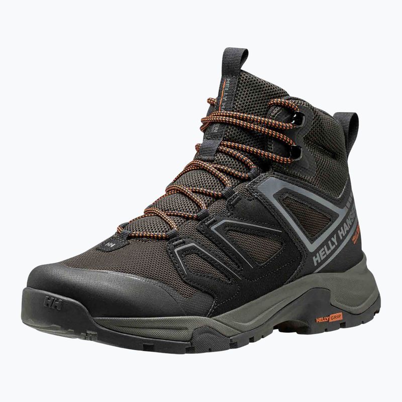 Helly Hansen men's Stalheim HT Boot beluga / burnt orange trekking boot 8