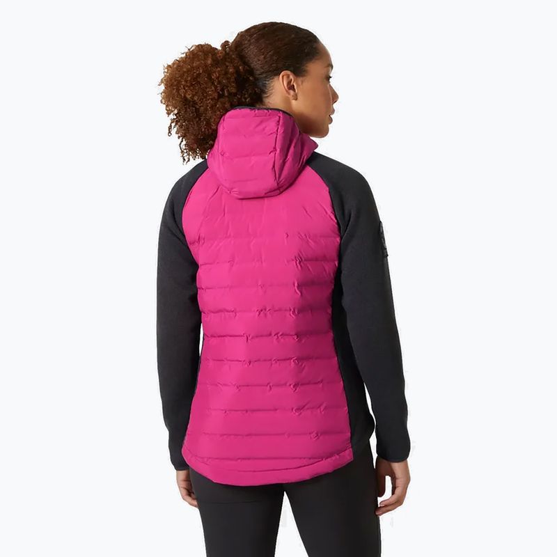 Helly Hansen women's sailing jacket Arctic Ocean Hybrid Insulator magenta 2.0 2