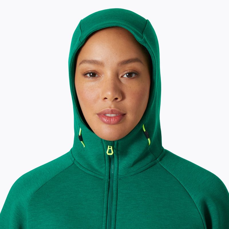 Women's Helly Hansen HP Ocean Full Zip Jacket 2.0 emerald 3