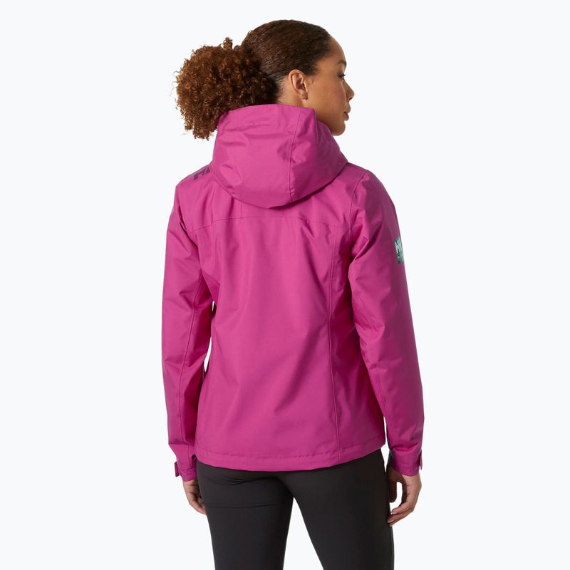 Women's sailing jacket Helly Hansen Crew Hooded Midlayer 2.0 magenta 2.0 2