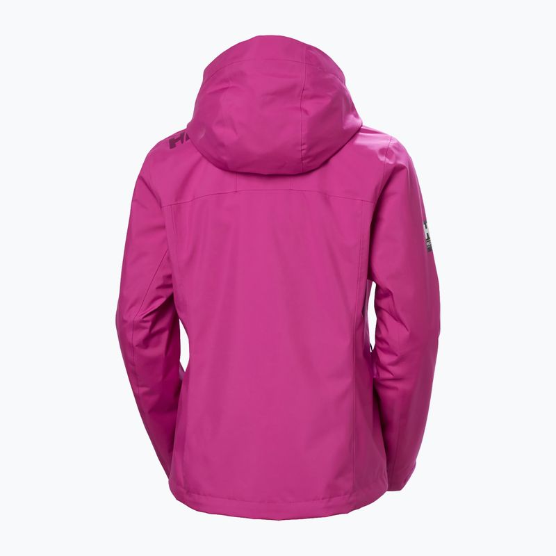 Women's sailing jacket Helly Hansen Crew Hooded Midlayer 2.0 magenta 2.0 8