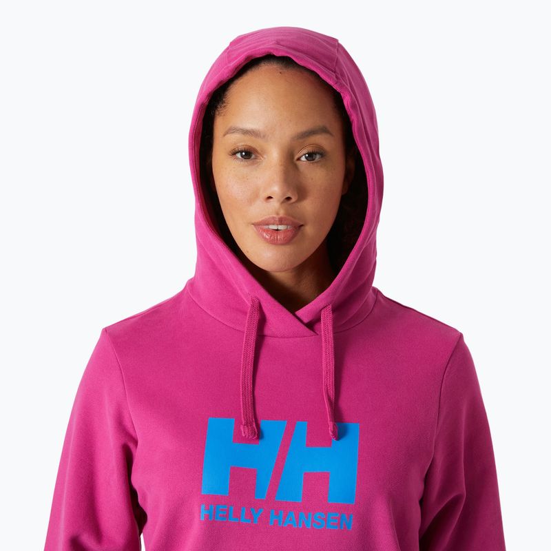 Helly Hansen women's sweatshirt HH Logo Hoodie 2.0 magenta 2.0 2