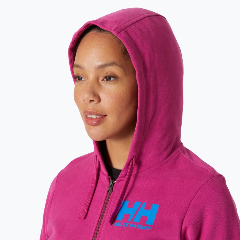 Women's Helly Hansen HH Logo Full Zip Hoodie 2.0 magenta 2.0 3