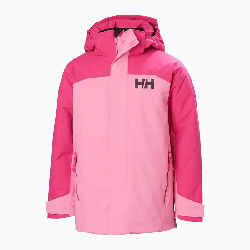 Helly Hansen Level sugar pink children's ski jacket 7