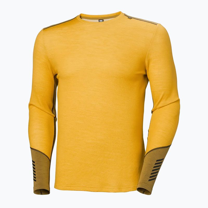 Men's Helly Hansen Lifa Merino Midweight Crew thermal longsleeve golden glow 5