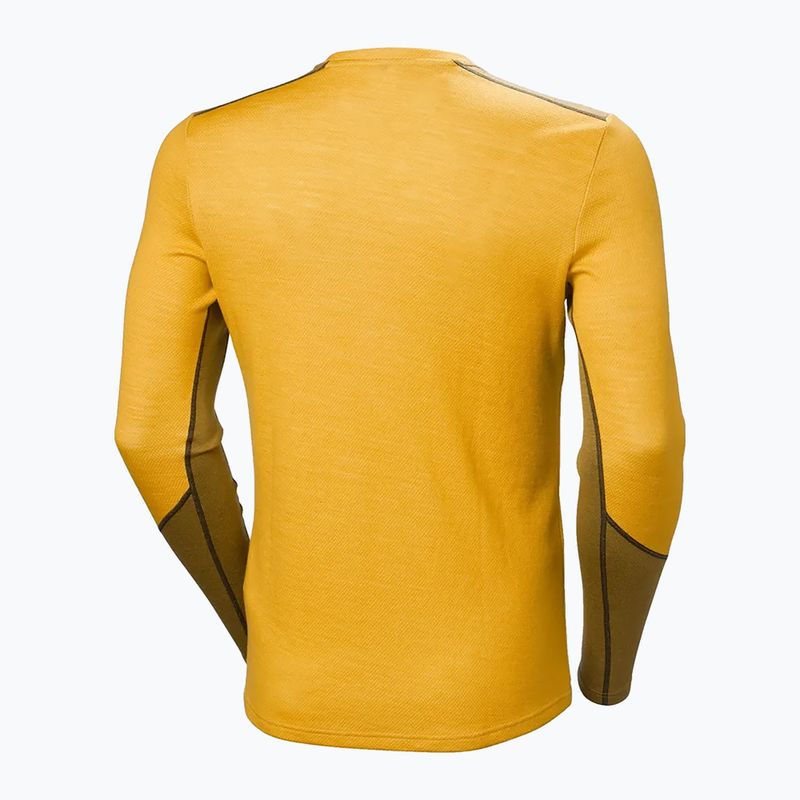 Men's Helly Hansen Lifa Merino Midweight Crew thermal longsleeve golden glow 6