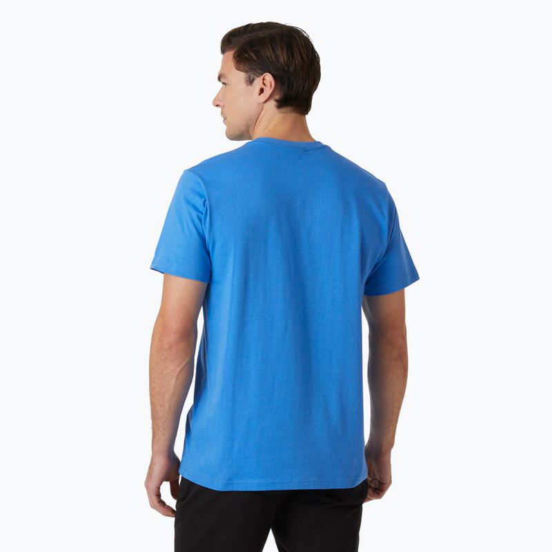 Men's Helly Hansen HH Box ultra blue T-shirt 2