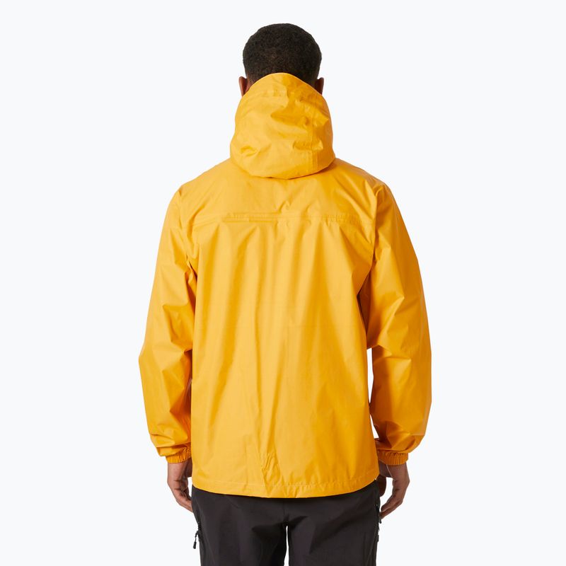 Helly Hansen men's rain jacket Loke golden glow 2