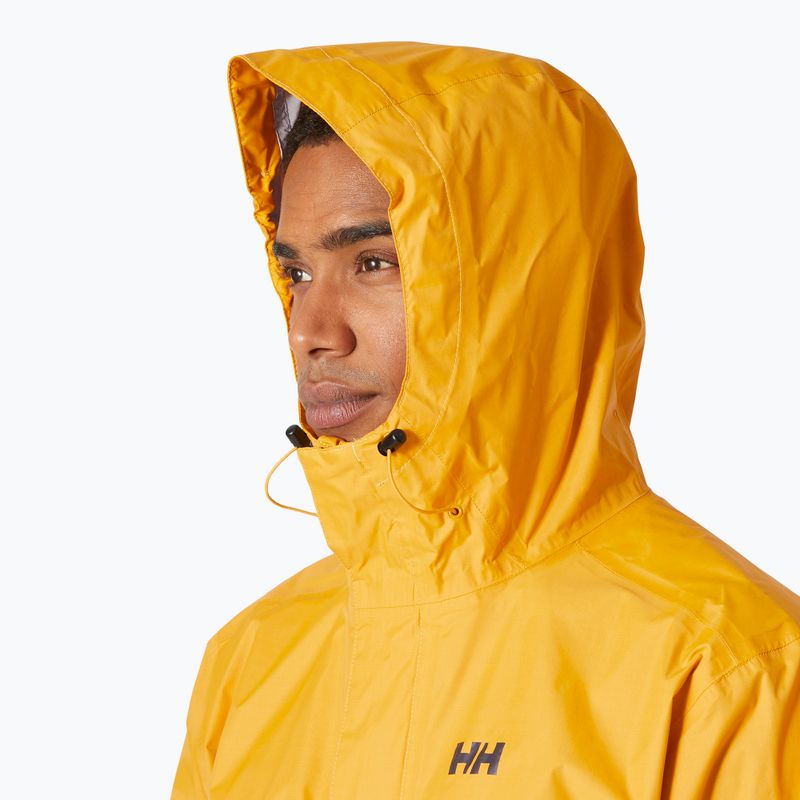 Helly Hansen men's rain jacket Loke golden glow 3