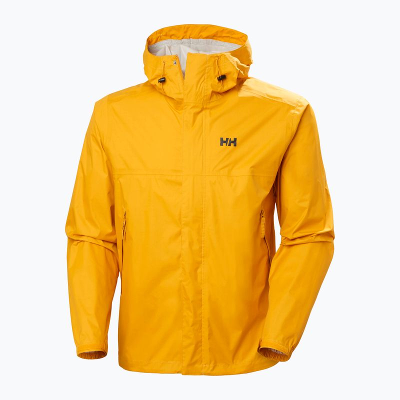 Helly Hansen men's rain jacket Loke golden glow 7