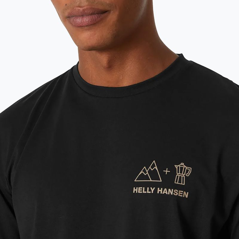 Men's Helly Hansen Nord Graphic t-shirt black 3