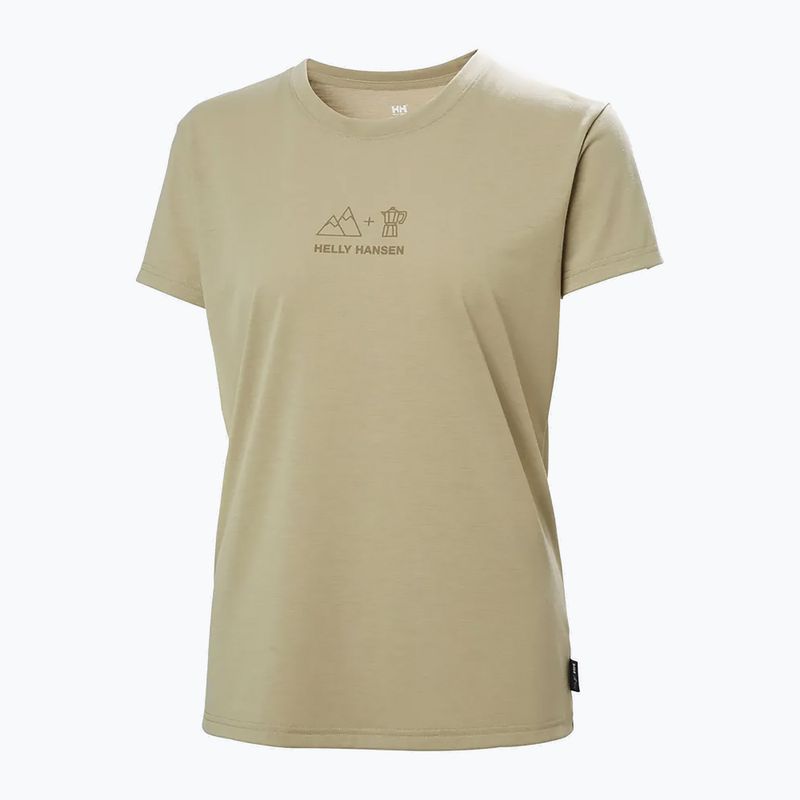 Helly Hansen women's Skog Recycled Graphic t-shirt pebble 4