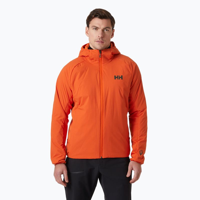 Helly Hansen men's hybrid jacket Odin Lt Stretch Hood Ins 2.0 patrol orange