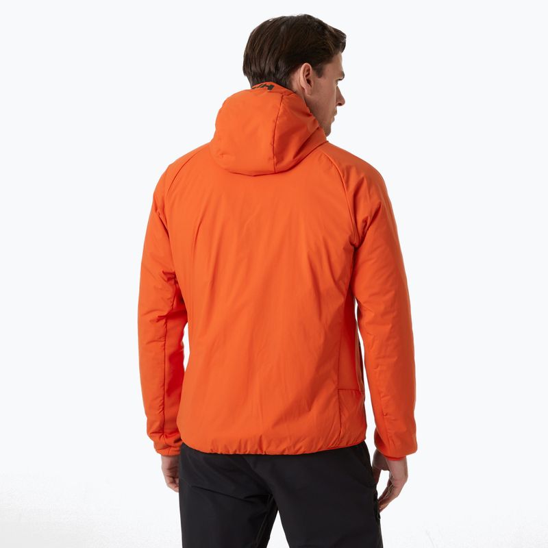 Helly Hansen men's hybrid jacket Odin Lt Stretch Hood Ins 2.0 patrol orange 2