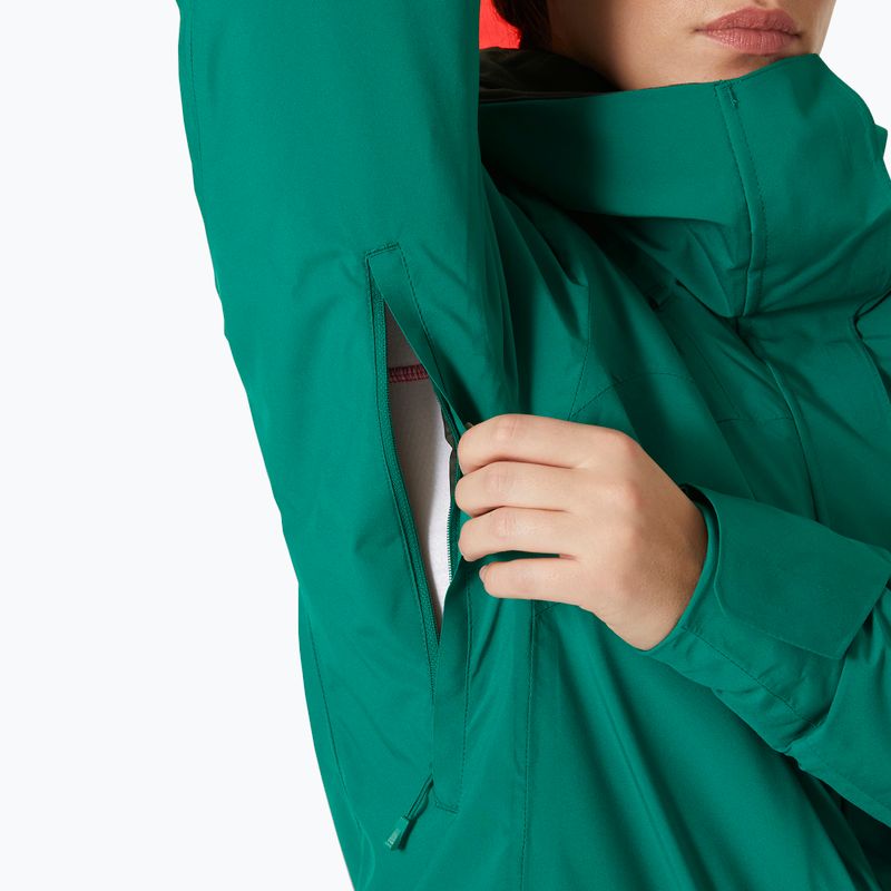 Helly Hansen Powshot emerald women's ski jacket 5