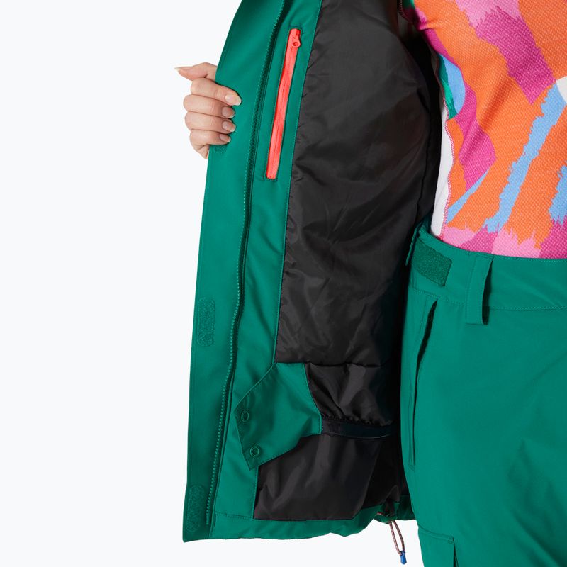Helly Hansen Powshot emerald women's ski jacket 7