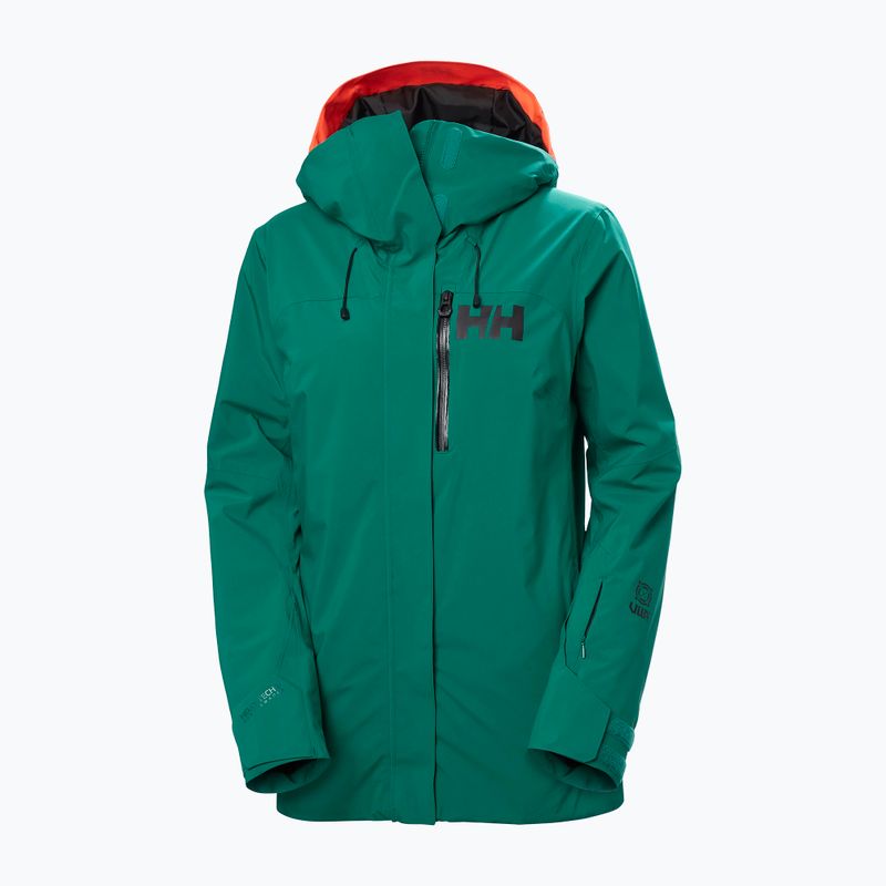 Helly Hansen Powshot emerald women's ski jacket 9