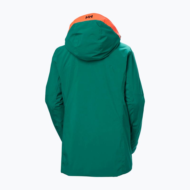 Helly Hansen Powshot emerald women's ski jacket 10