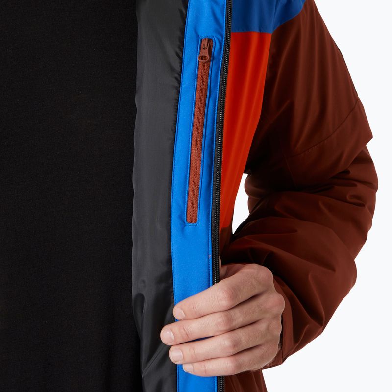 Helly Hansen men's ski jacket Gravity iron oxide 6